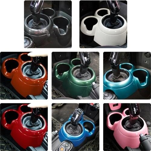 Car Transmission Gear Panel Decoration frame For MINI COOPER ONE F55 F56 F57 Gearshift Cup Holder Cover Accessories Modification