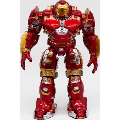 Marvel The Avengers Alliance Models Iron Man Spider Man Hulkbuster Hulk Joints Movable Dolls Pvc Action Figure Collection Toy
