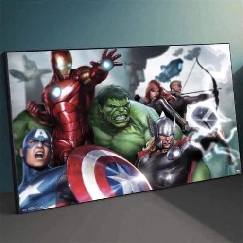 Marvel Movies Comics Canvas Painting Anime The Avengers Superhero Prints Posters Wall Art Picture for Living Room Decor Cuadros