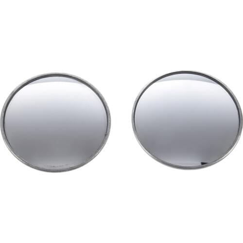 2 Pcs Round Stick-On Convex Blind Spot Mirror Set for Fits most car and trucks