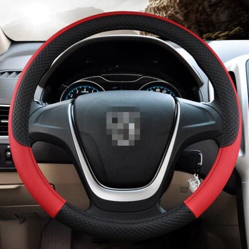 Sport Auto Steering Wheel Covers Anti-Slip Automotive Accessories V70,C3,i30,B7,C6 Steering Wheel Cover Auto Accessories