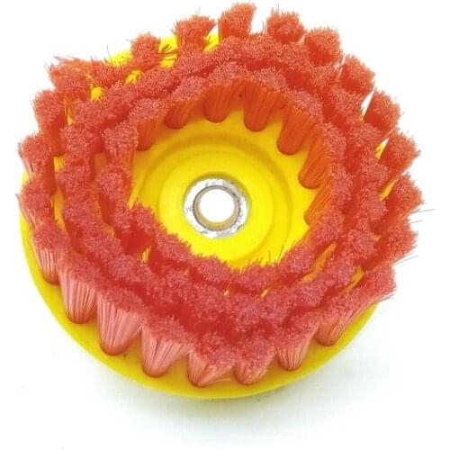 New 1pcs OD110mm Clean Brush USED ON Electric Drill for Ceramic tile Wooden Furniture Kitcen Cleaning Tools T30