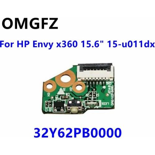 NEW For HP Envy x360 15.6" 15-u011dx Power Switch Button Board 32Y62PB0000