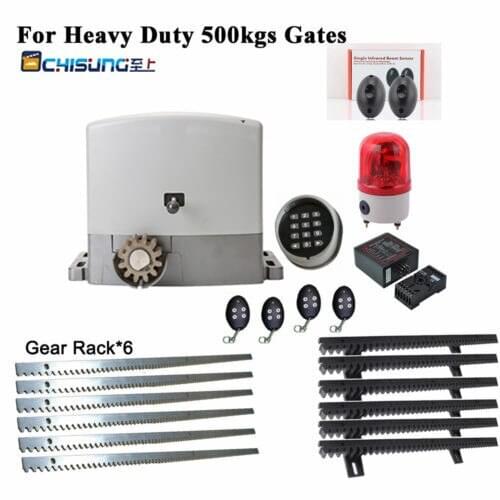 Garage door opener 110 v 220V AC Sliding gate opener for 500kg gate weight with remote control