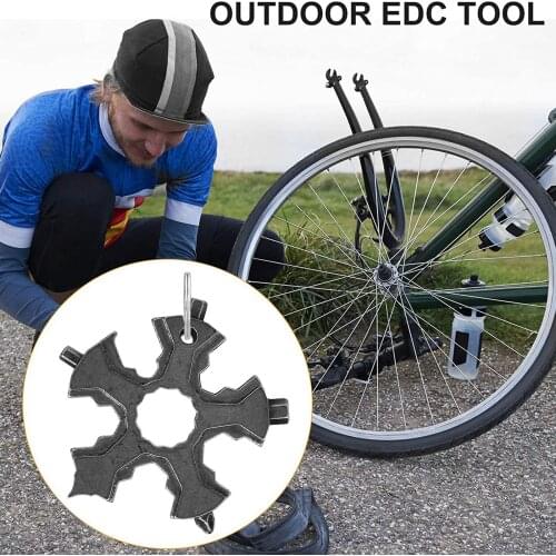 Snowflake Multitool Outdoor Emergency Screwdriver Tools Keychain Birthday