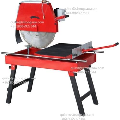 590mm Diamond manual stone concrete brick cutting table saw machine grinte marble stone cutting machine