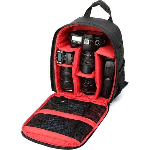 Video Digital DSLR Bag Multi-Functional Camera Backpack Outdoor Waterproof DSLR Camera Photo Bag Carrying Case For Nikon Canon