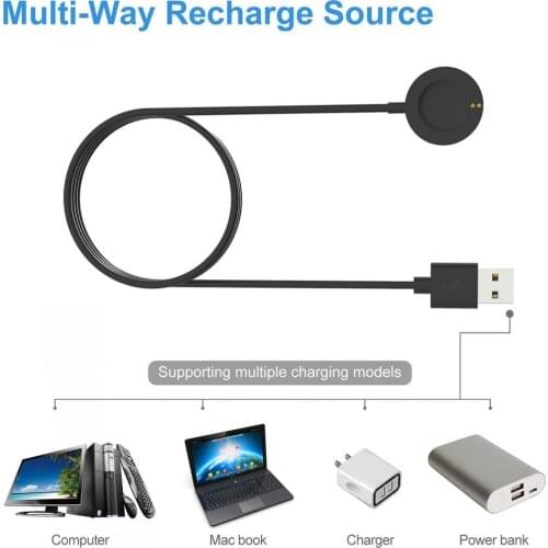 Smartwatch USB Charging Cable Cord Charger 3.3ft USB Charging Cable Cord For Watch Sport Smart Watch Charging