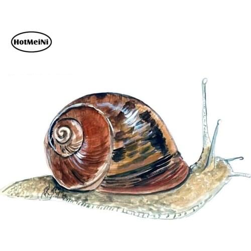 HotMeiNi 13cm x 7.3cm for Snail Mollusc Mollusk Shell Vinyl Decal Auto Boat RV Camper Window Body Car Sticker Graphic