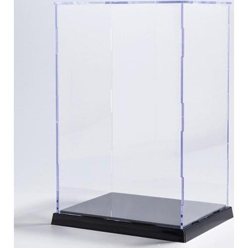 Display Cabinet Versatile Anti-dust Acrylic Display Storage Cube Showcase DIY Assembling Storage Box Collectibles Cabinets Toys