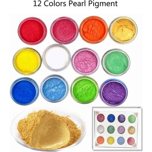 Resin Jewelry Mold Colorant Dye Mica Pearl Pigment Superfine Luminous Powder Fluorescent Glow-in-the-Dark Jewelry Making