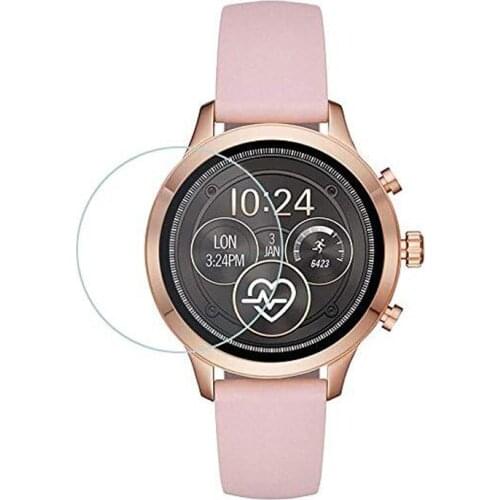 Tempered Glass Protective Film Guard For Michael Kors Access Runway 2018 Watch Smartwatch Screen Protector Cover Protection