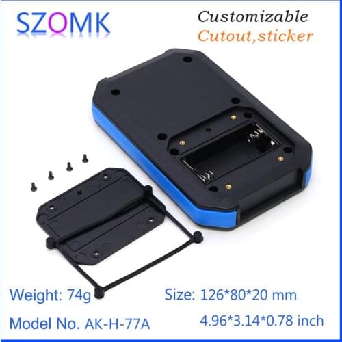 1 piece 126*80*20mm IP65 2x AAA plastic enclosure for electronics junction box customizable waterproof housing instrument casing