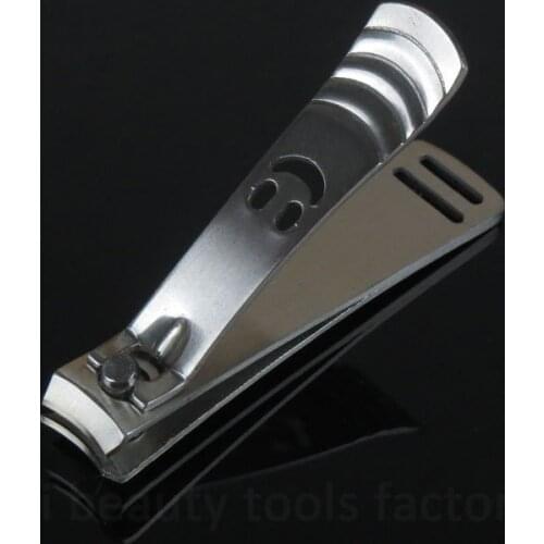 1pc stainless steel small nail clipper cutter manicure pedicure trimmer with smile shape for nail care FREE SHIPPING