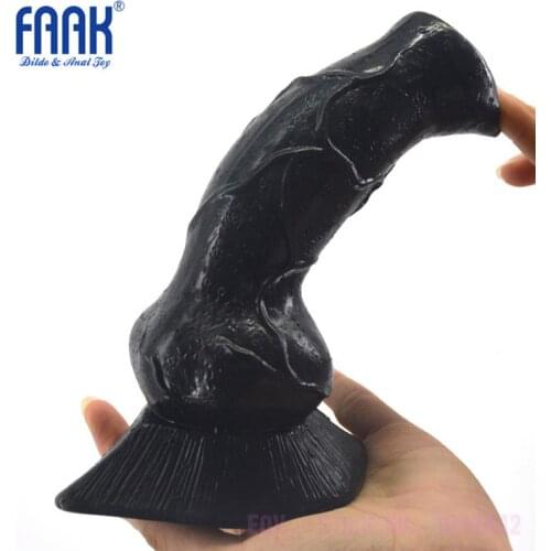 182mm long big animal dildo, Wolf Penis Dog dildo Simulation Anal Plug Female male anal dildo animal penis sex toys for woman