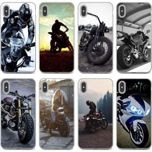 Motorcycle-Motorbike-race-Motocross For Huawei P30 P40 P20 P7 P8 P9 P10 Lite Plus Pro 2015 2016 2017 Mini Phone Cases