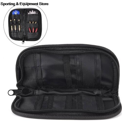 Carry Case Wallet Pockets Holder Storing Bag Black Durable Darts Accessories