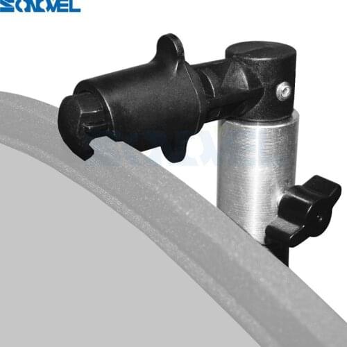Holder Bracket Swivel Head Reflector Disc Arm Support / Photo Video Photography Studio Reflector Disc Holder Clip for Light
