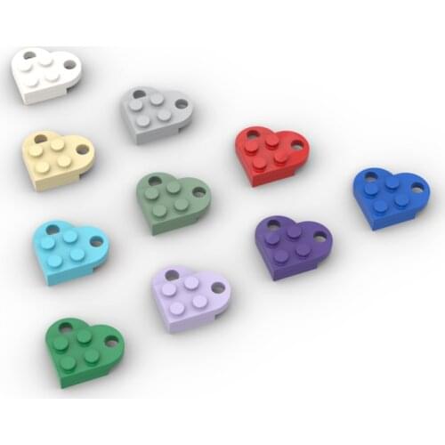 BuildMOC Compatible Assembles Particles 3176 Modified 2 x 2 Building Blocks Parts DIY LOGO Educational Tech Parts Toys