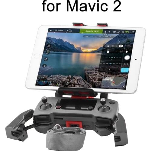 Remote Control Bracket for DJI Mavic 2 Pro Zoom Drone 360 Degree Rotated Front View Support Holder for Phone Tablet Mount Clip