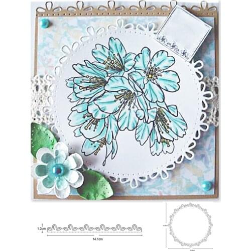 Circle stripe frame Metal Cutting Dies new die template for DIY Scrapbooking Album Decor Embossing Paper Card Crafts Die Cut