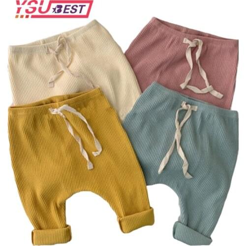 0-3Yrs Baby Leggings Spring Aautumn Girls Leggings Cotton Toddler Korean Baby Boys Leggings Skinny Baby Pants Candy Colors Pants