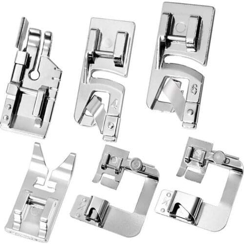 LMDZ 6 Pcs Sewing Machine Feet Kit - Home Sewing Machine Feet, Presser Feet Set, Sewing Feet, Hemming Feet