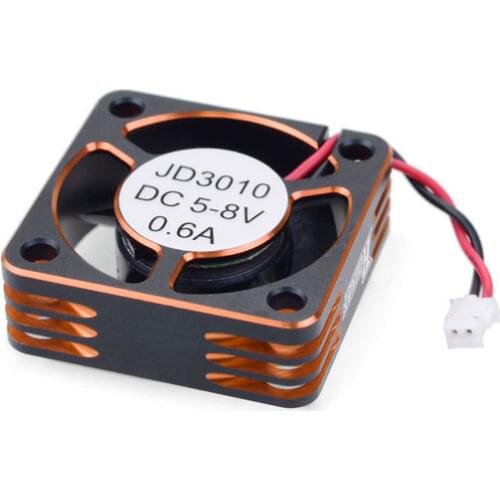 Rocket Cooling Fan 30mm Metal ESC Cooling Fan 28000RPM/5-8V ESC for TS120 TS160 Turbo ESC 1/10 1/8 1/12 RC Car ESC Cooling