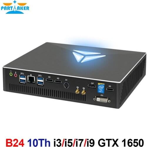 Mini PC Gamer Intel Core I9-10900F i7-10700F Nvidia GTX 1650 4G Mini Pc Gamer Windows 10 Pro HDMI2.0 DP DVI 3*4K Display HDR