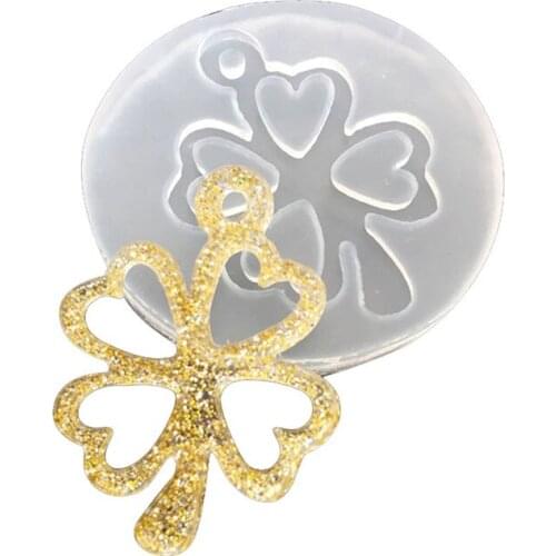 New Diy Clear Silicone Mold Making Jewelry Pendant Resin Casting Mold Craft Transparent Silicone Jewelry Pendant Making Tool