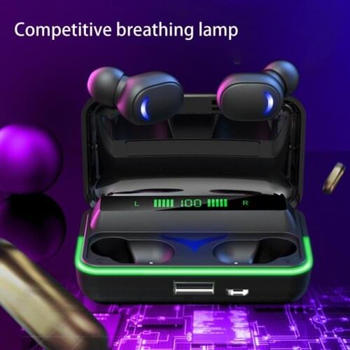 2021 Newest Universal E10 TWS Bluetooth-compatible 5.1 Earphones HiFi Stereo Sound Wireless Mini In-ear Earbuds for Mobile Phone