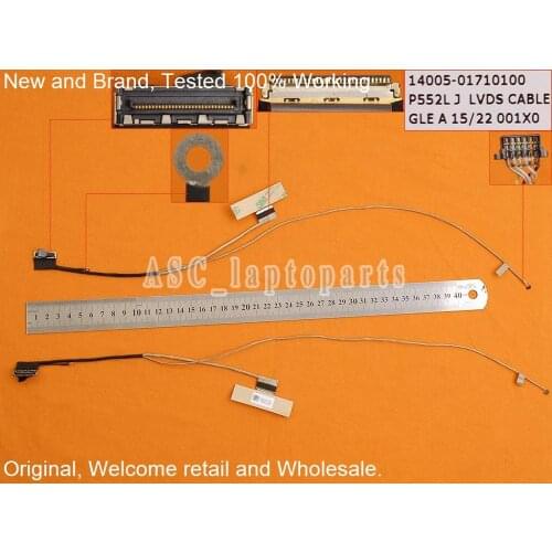 New Original Free shipping LCD LED Video Flex Cable For ASUS P552LJ P2520LA P552LA P552SA P552SJ 30pin 14005-01710100