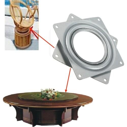 Full Ball Bearing Swivel Plate Metal Lazy Susan Turntable 4" inch