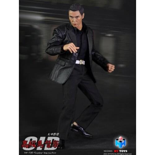 In Stock Hytoys Zh001 1/6 Hong Kong Police Cid Senior Inspector Ma Sir Xtreme Agent Donnie Yen 12'' Collectible Action Figure