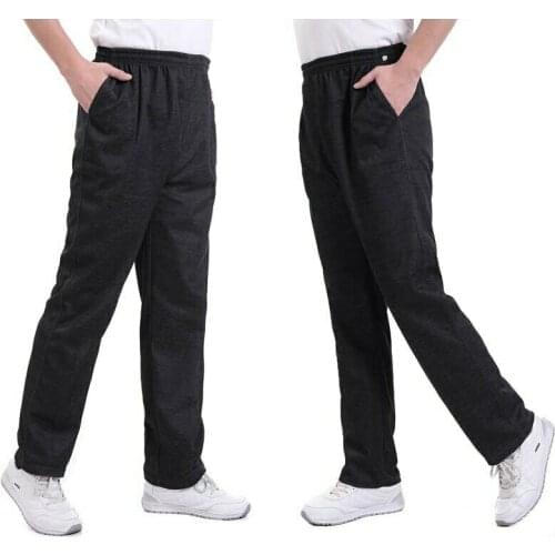 Spring Joggers Men Casual Loose Sweatpants Tracksuit Solid Bottoms Breathable