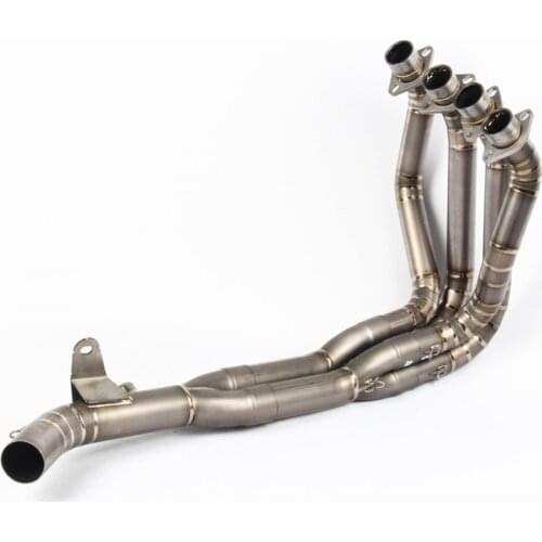Slip On Motorcycle Exhaust Front Link Pipe Titanium Alloy Exhaust System For Kawasaki Z900 Until 2021 All Year