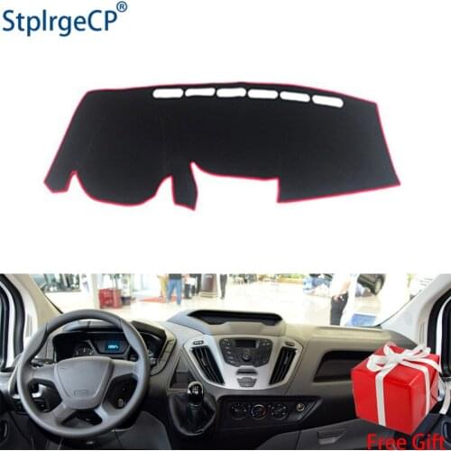 For Ford Transit 2017 dashboard mat Protective pad Shade Cushion Pad interior sticker car styling accessories