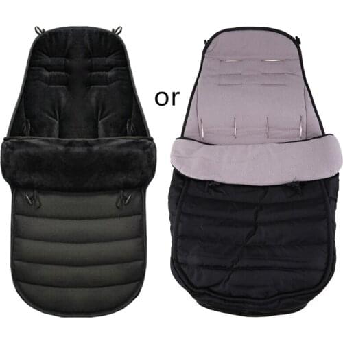 Winter Thick Sleeping Bags Warm Baby Sleepsack Envelope For Newborn Infant Windproof Stroller Cushion Footmuff