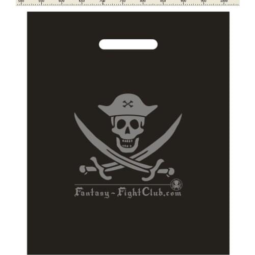 200PCS W35*H45cm (13.8' *17.7') custom logo free printed plastic packing bags/handle cloting bags with logo custom shopping bags