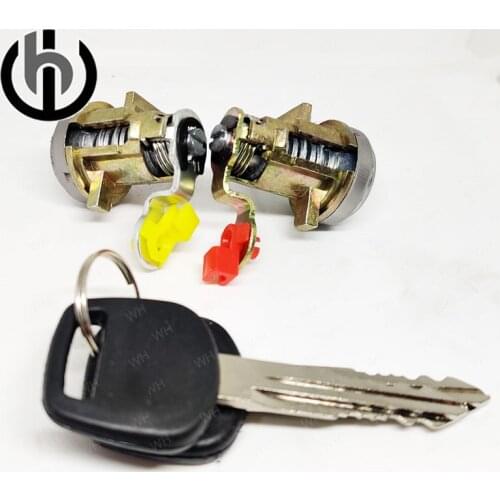 5pcs Door-lock For AE100 93-97 96-01 OE 69051-1234/60 69052-1234/60 Ignition door lock with key for Corolla AE100 93-97