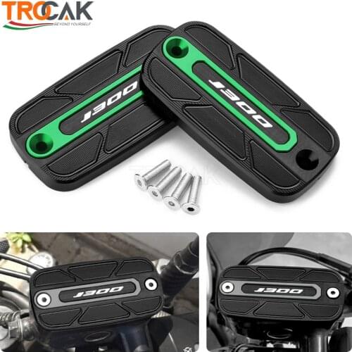 Motorcycle Accessories Fits For KAWASAKI J300 J 300 2014-2020 2015 2016 2017 2018 2019 Aluminum Brake fluid reservoir cap covers