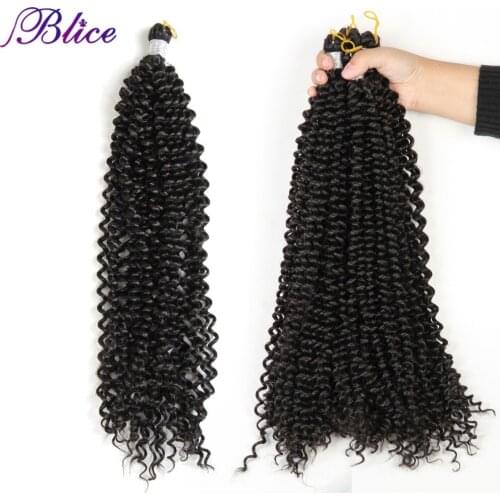Blice Synthetic Braid Hair Extension Long Freetress Crochet Latch Hair 28inch Pure Color Afro Kinky Bulk Hair One Piece Deal