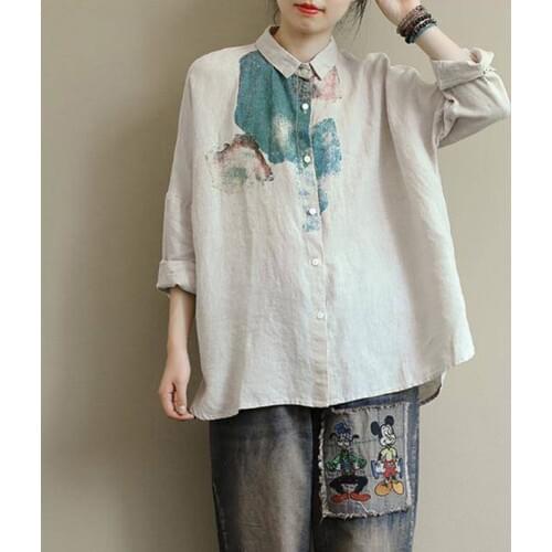 BORISOVICH Womens Linen Shirts China