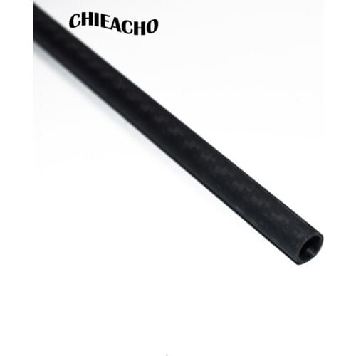 Chieacho L 500mm 3K Carbon Fiber Tube 20*18*500 100% full carbon Roll Wrapped Tube for FPV Quadcopter Arm