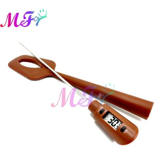 Digital Spatula Thermometer Cooking Candy Water Food Temperature Sensor Meter Silicone Spatula Cookie Pastry Cake Baking Scraper