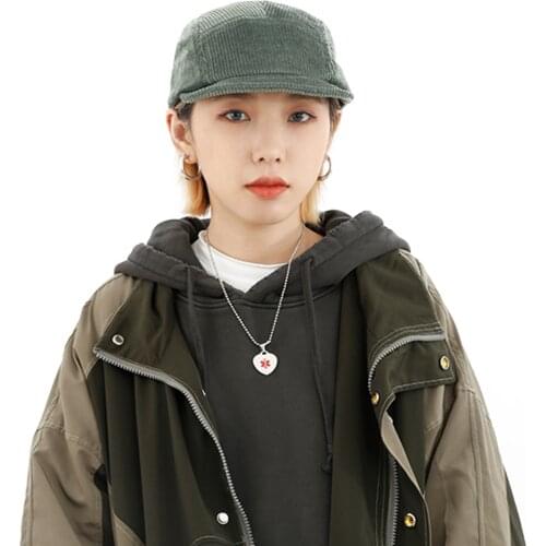 Clape Corduroy Dad Hat Cotton Short Brim Baseball Cap Men Outdoor Visor Cap Solid Color Hats for Women Casual Snapback Hat Caps