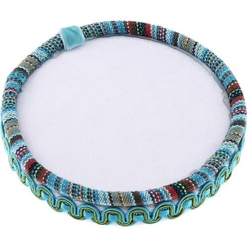 Wooden Fabric Beading Board Beading Mat Bead Tray /Container Organizer for DIY Craft Supplies—Round Shape