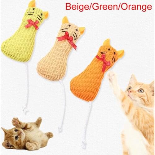 Pet Cat Kitten Plush Mouse Rat Doll Catnip Funny Interactive Bite Chewing Toy