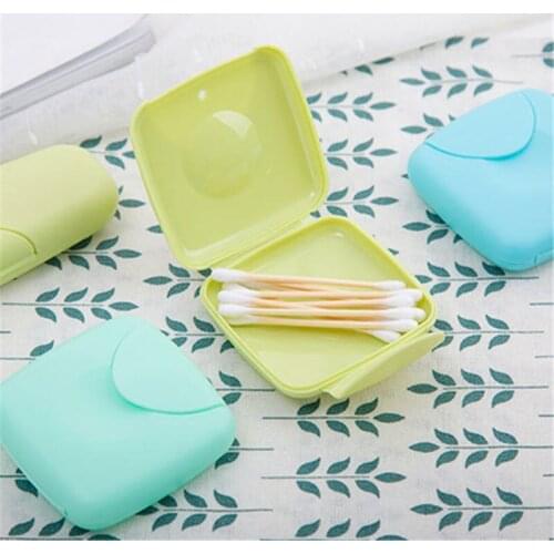 Creative Travel Outdoor Portable Women Tampons Storage Box Holder Tool Set Cosmetic Cotton Jewelry Storage Box Color Random
