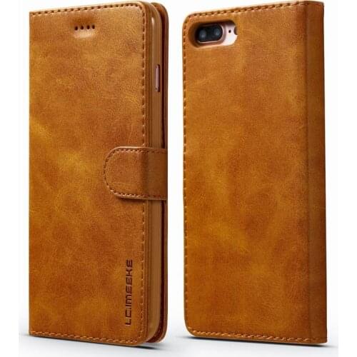 Leather Case For iPhone SE 2020 Case Flip Cover For Apple iPhone 5 S 5S Case Luxury Vintage Wallet Magnetic Phone Bags Cases